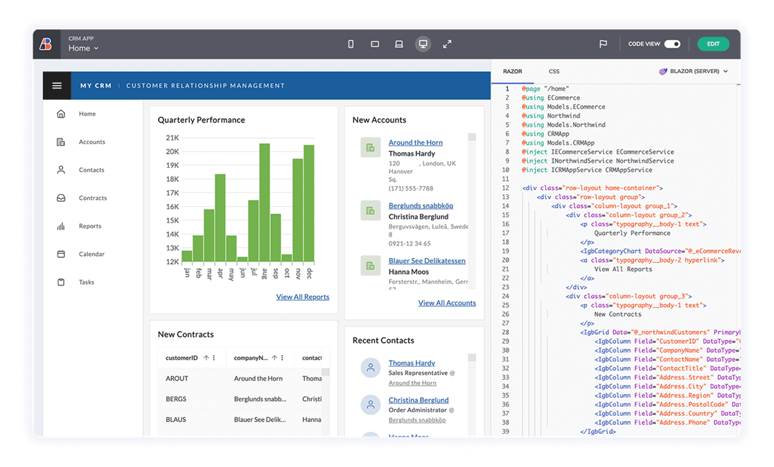 Infragistics App Builder product image