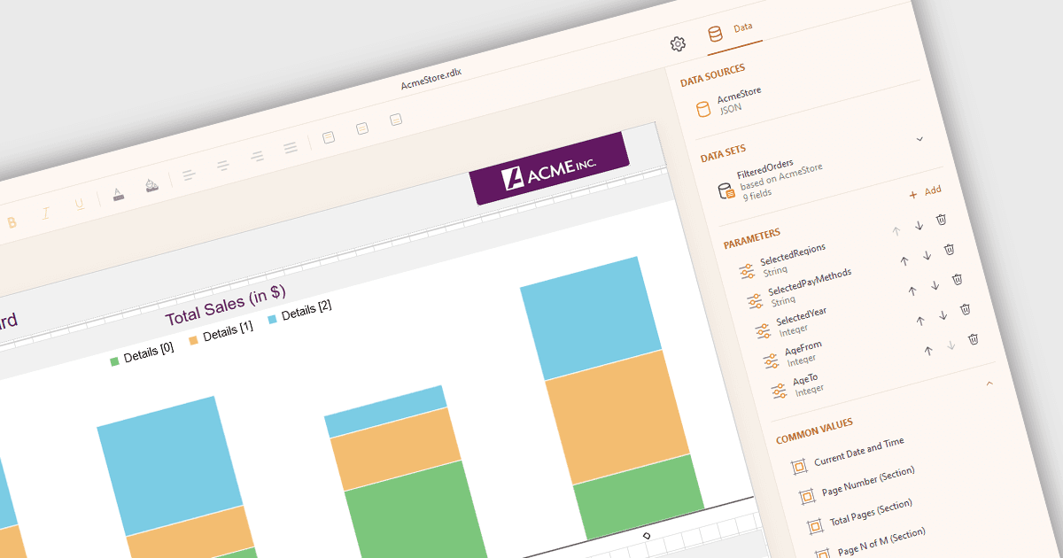 Connect to JSON for Dynamic Real-time Reporting