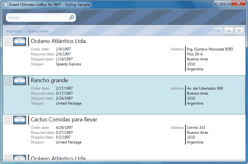 Xceed Ultimate ListBox for WPF V1.3 launched