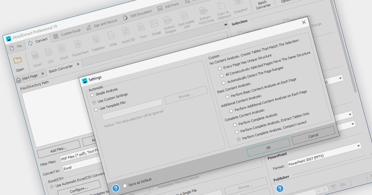 Batch Convert Scanned PDFs to Editable Files