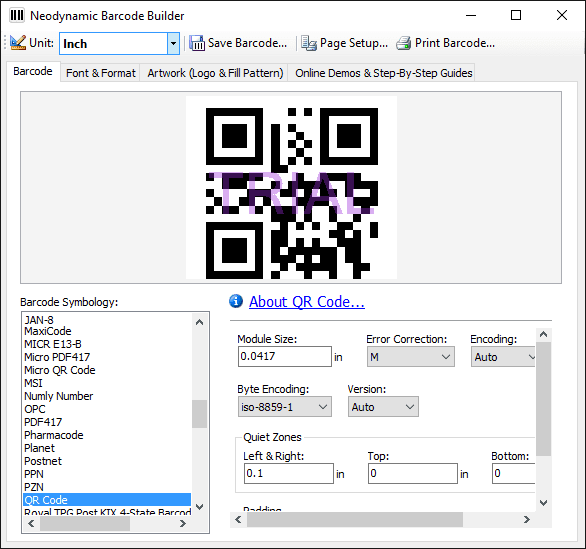 Add an advanced barcode image generation to your .NET Windows Forms applications.