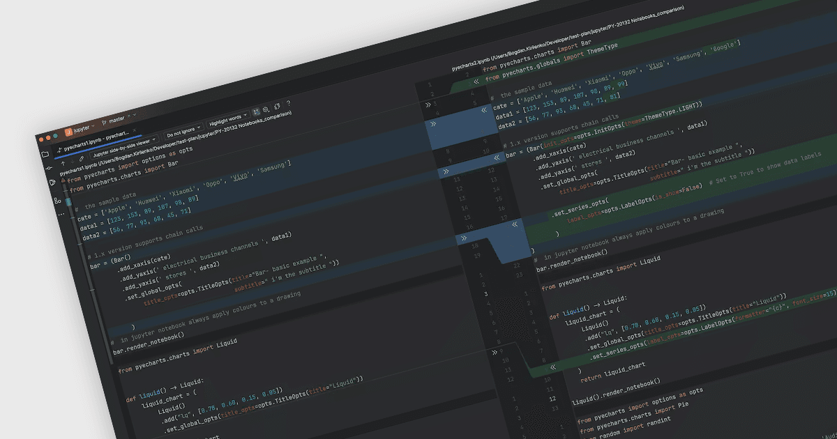Highlight Differences in Jupyter Notebooks
