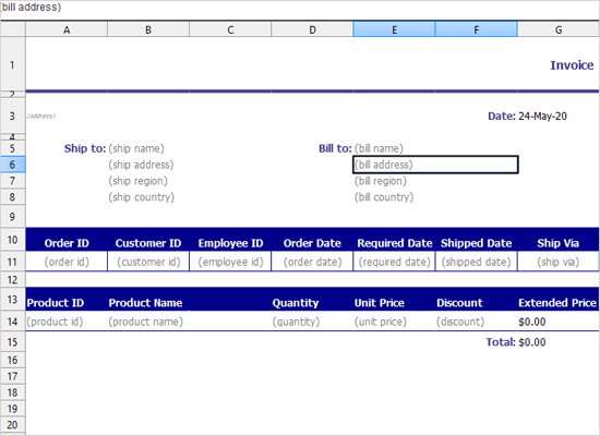 Invoice Template