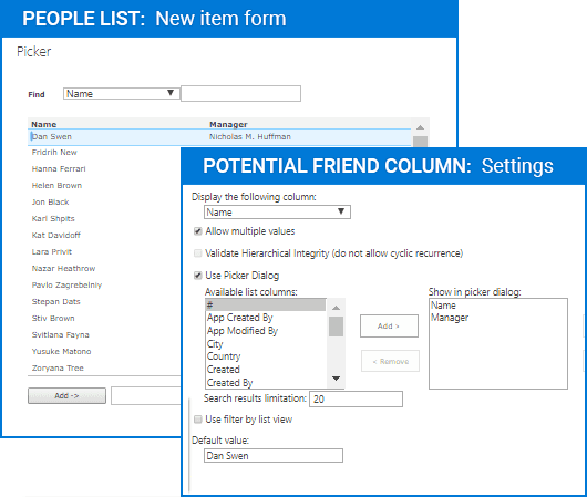 Parent Selector Column Produktbild