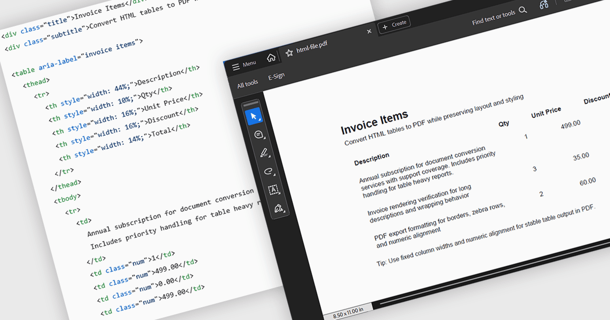 在 Python 中將 HTML 表格轉換為 PDF