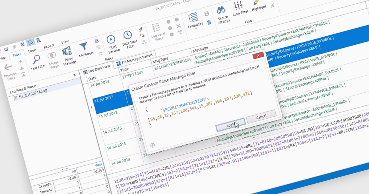 Gain Valuable Insight into FIX Log Messages
