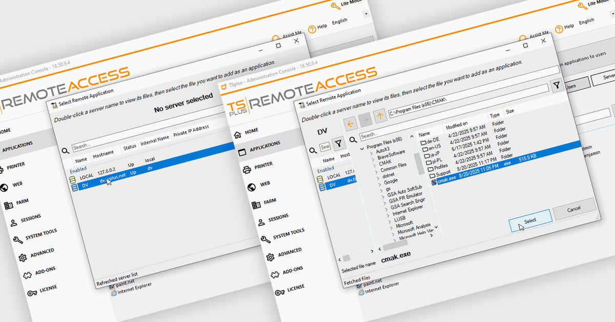 Simplify Virtual App Deployment with Direct Selection