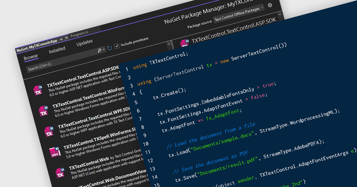 Convert DOCX Documents to PDF in .NET C#