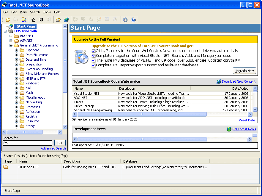Integrate code cross reference on demand into your .NET applications, add an extensive .NET Code Library to your IDE and add code analysis on demand to your .NET applications.