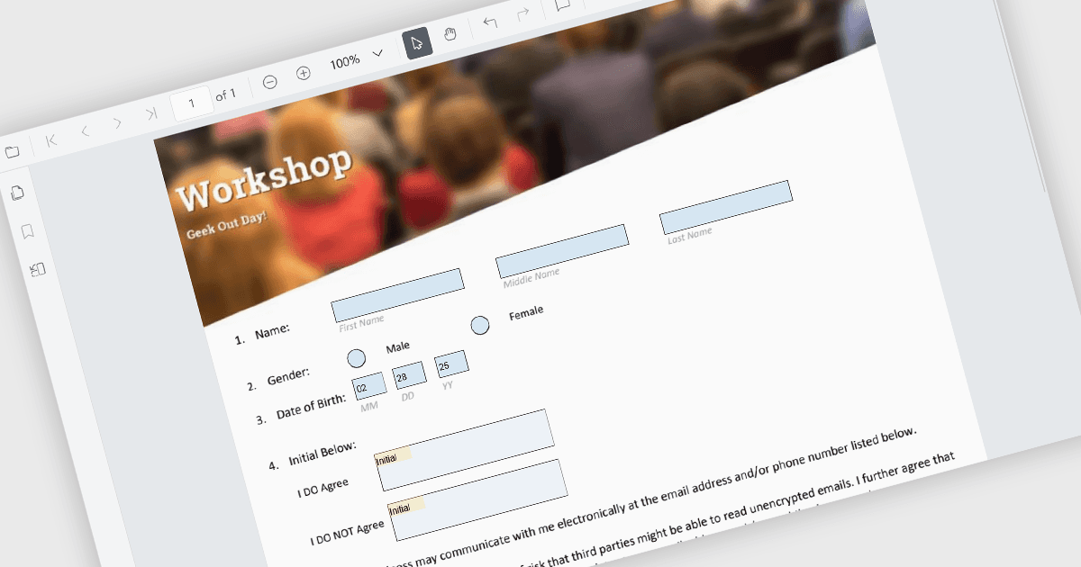 Effortlessly Handle PDF Forms in Your Web App