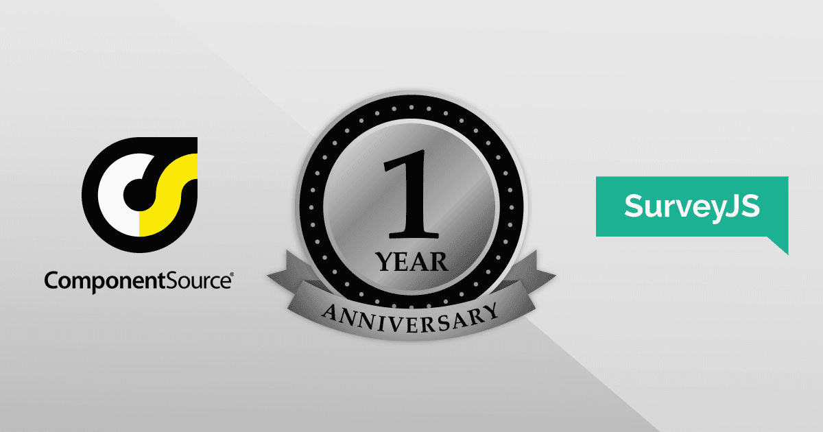 Celebrando 1 Ano Trabalhando com SurveyJS