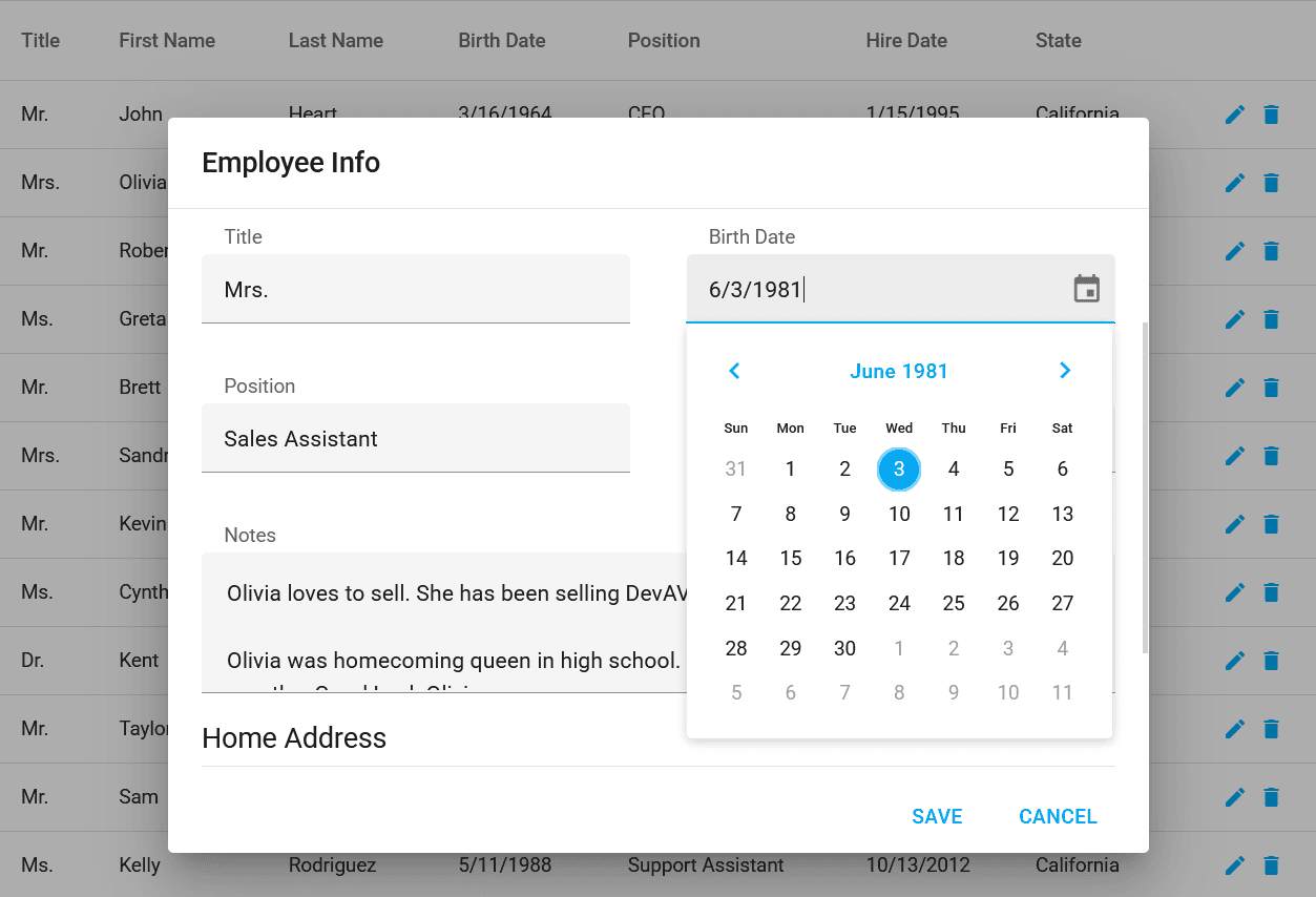 DevExpress ASP.NET MVC Client-Side Data Editors product image