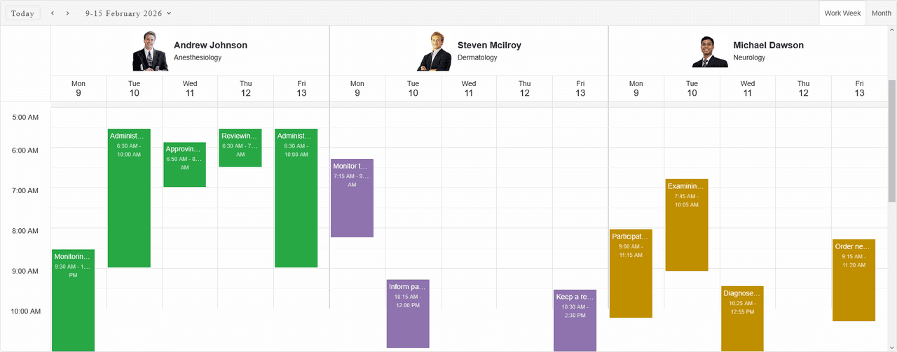 Smart UI Scheduler for Angular product image