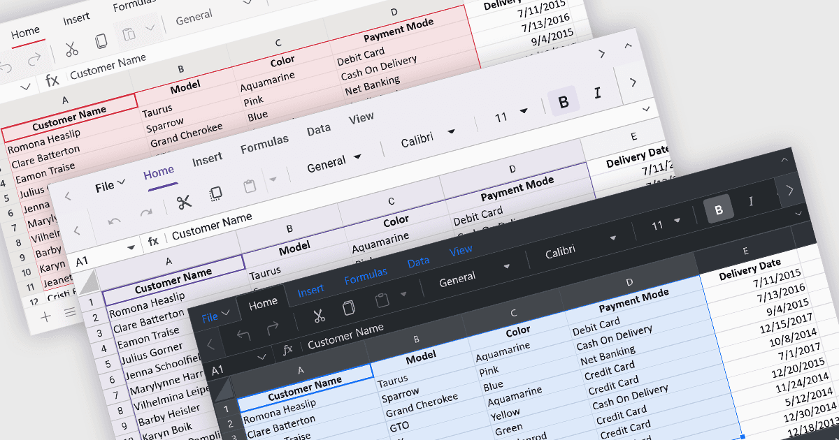 Customize Your Spreadsheets with Themes