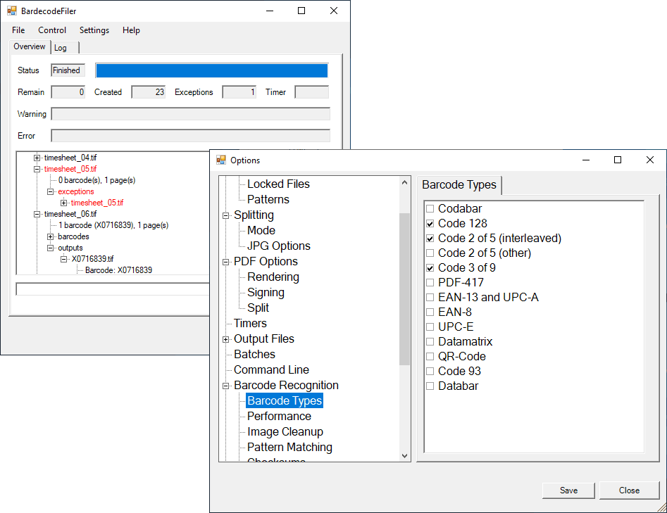 Split and Rename TIF Documents.