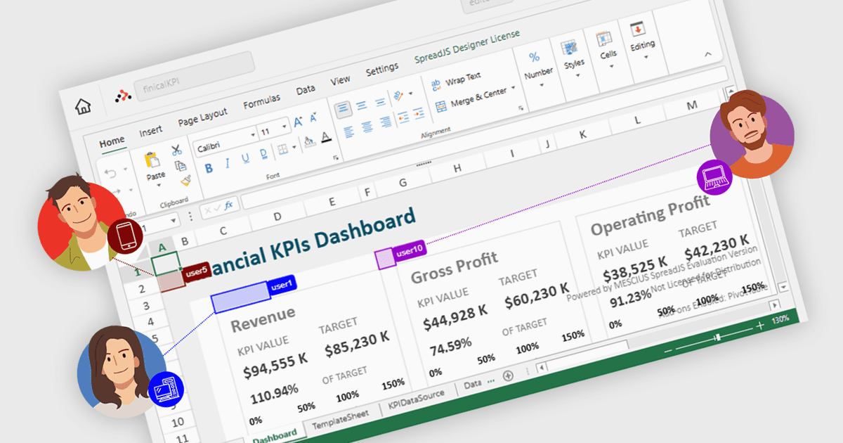 Build Collaborative Spreadsheets in JavaScript Apps