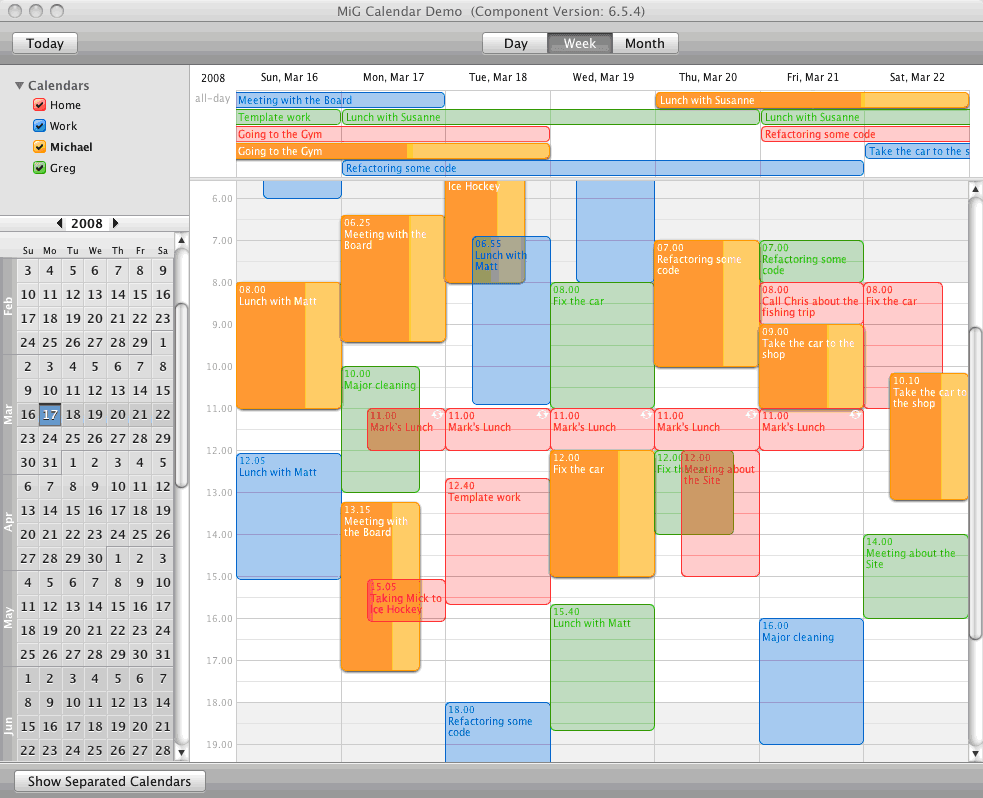 Add calendaring functionality to your Java applications.