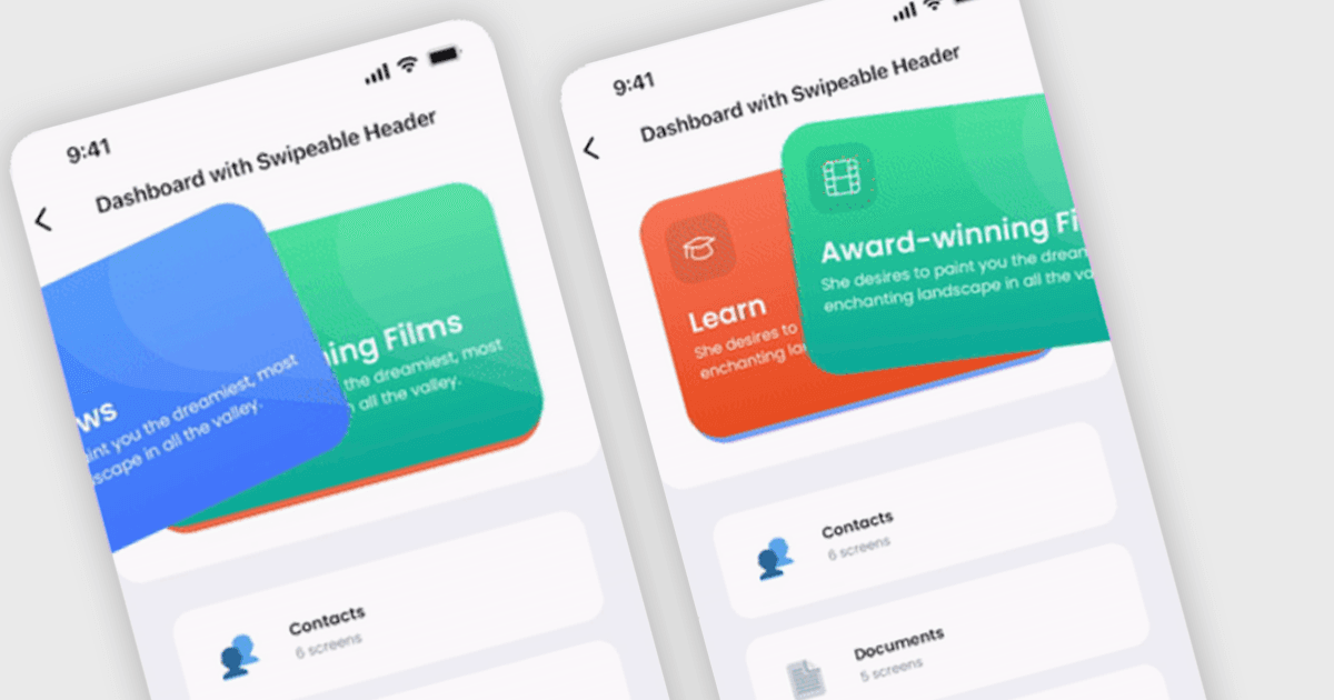 Level Up App Interactions with Swipeable Layouts