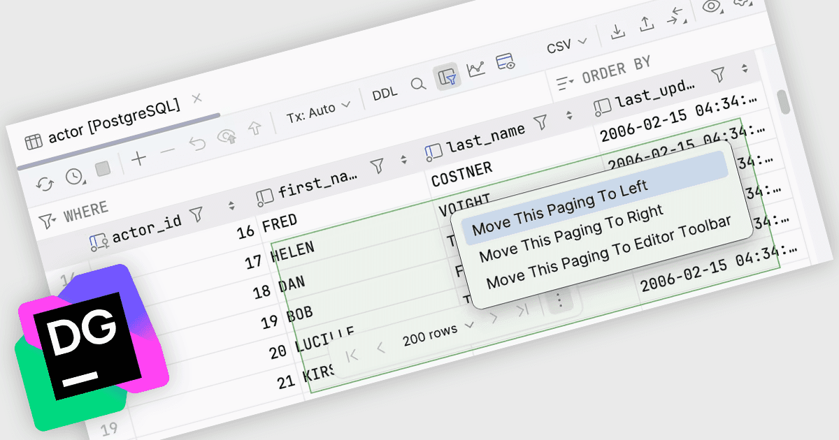 Enhance Visibility for Grid Paging