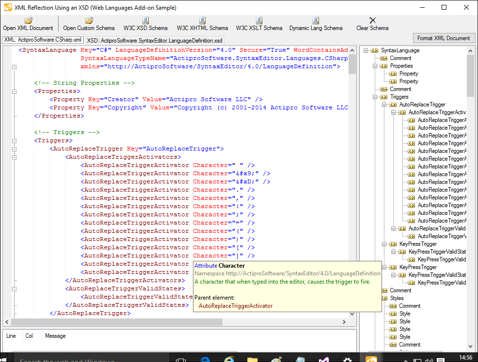 Actipro SyntaxEditor for WinForms Produktbild