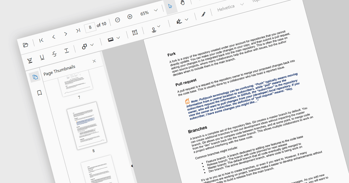 Improve PDF Navigation in React Applications