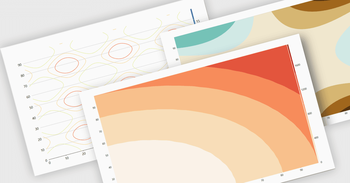 Visualize dados 3D com 2D Contour Charts para WPF