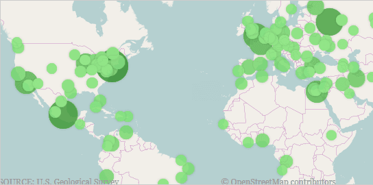 Infragistics Ultimate UI for WPF Geographic Map product image