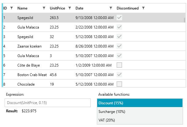 Telerik UI for WPF ExpressionParser product image Telerik UI for WPF ExpressionParser product image