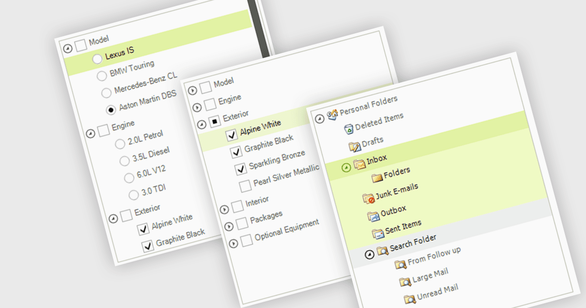 Let Users Easily Explore Hierarchical Data Structures
