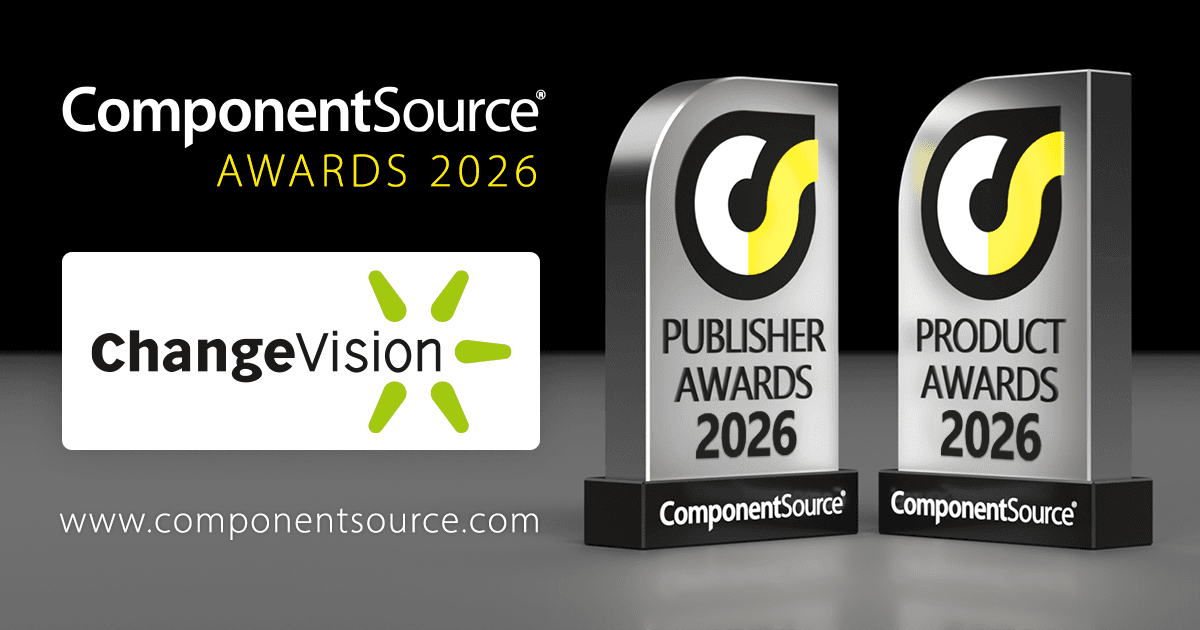 Change Vision Wins Two ComponentSource Awards