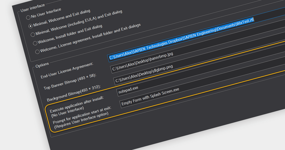 Easily Run Applications after Installation