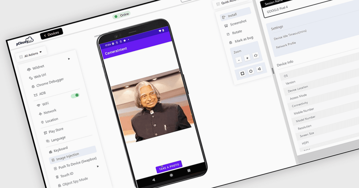 Easily Test Image Capture Features in Android Apps