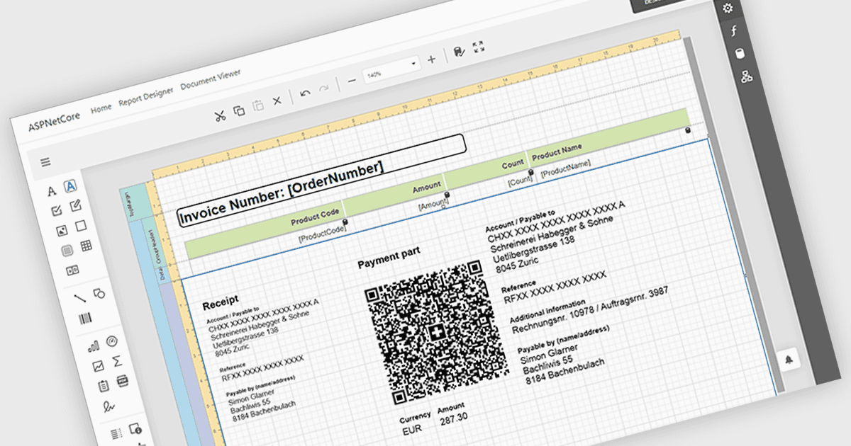 Easily Embed Barcodes into Reports