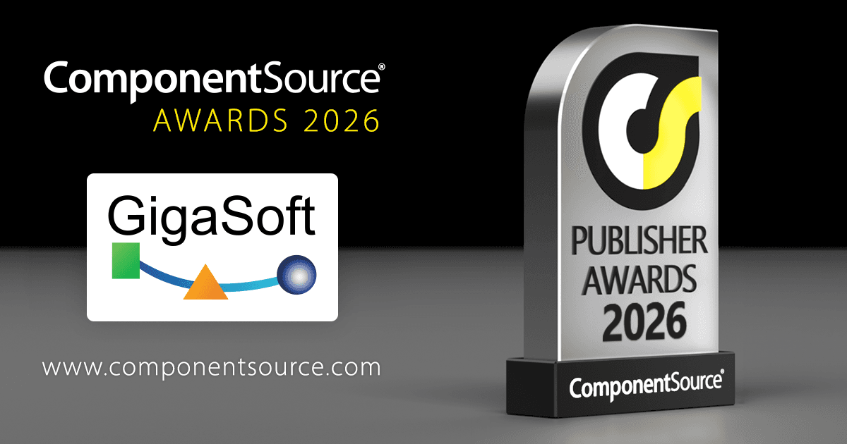 GigaSoft Wins ComponentSource Award