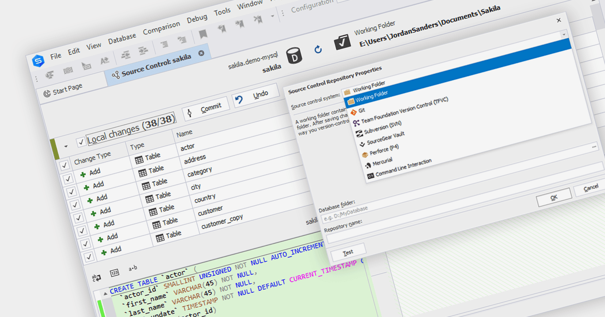 Manage MySQL More Effectively with Source Control