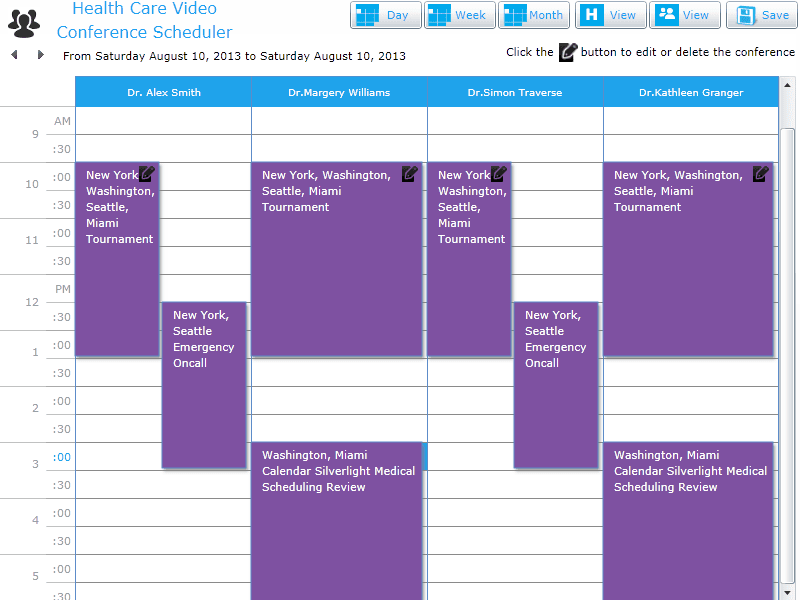 dbi Calendar Silverlight product image