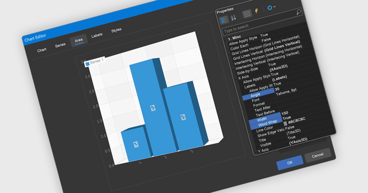Elevate Chart Design with Axis Label Controls