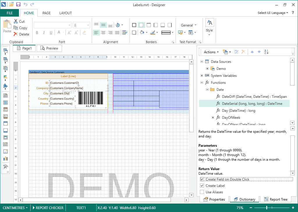 Stimulsoft Reports.WPF 产品图片