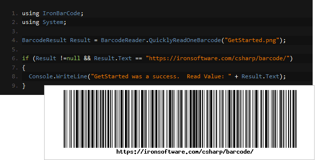 IronBarcode for .NET Produktbild