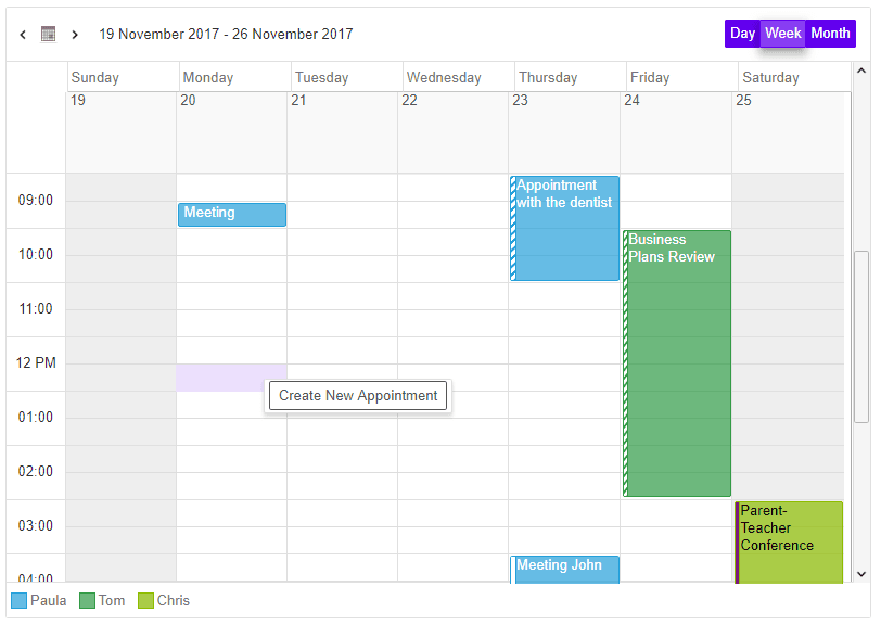 jQWidgets Angular Scheduler product image
