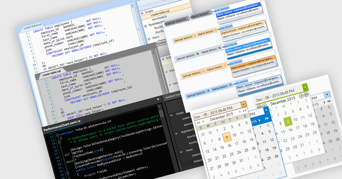 Utilize Themed Data Editors in .NET 8 WinForms Apps