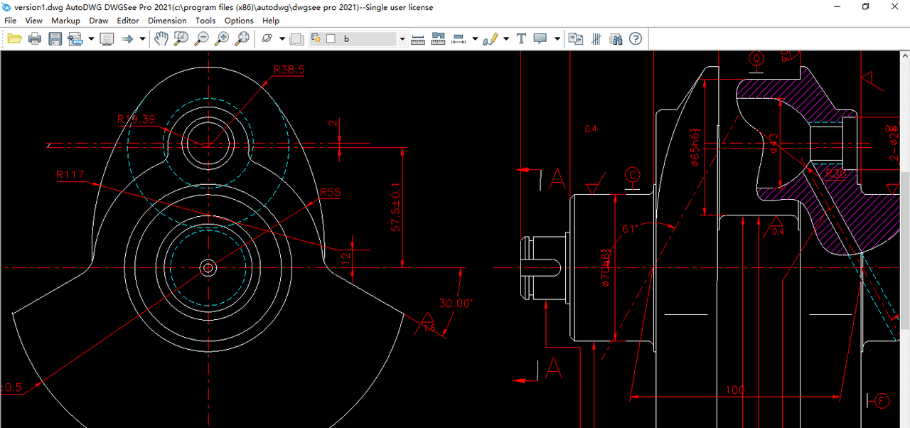 Comprehensive solution to view, measure and print AutoCAD drawings.