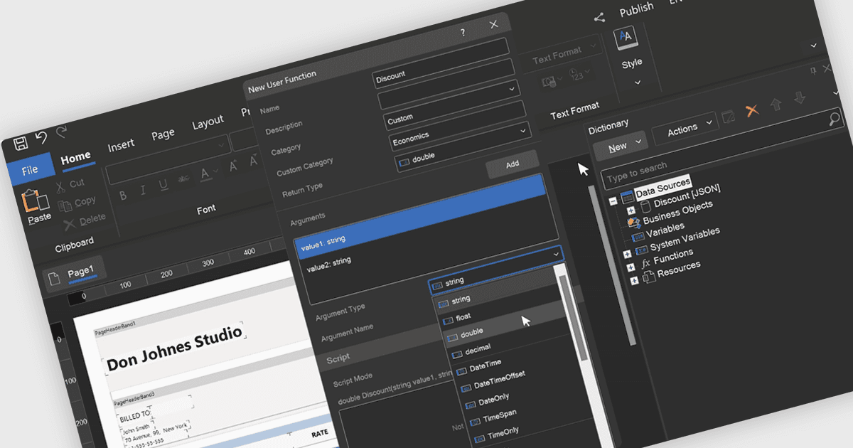 Craft Bespoke Reports With User-Defined Functions