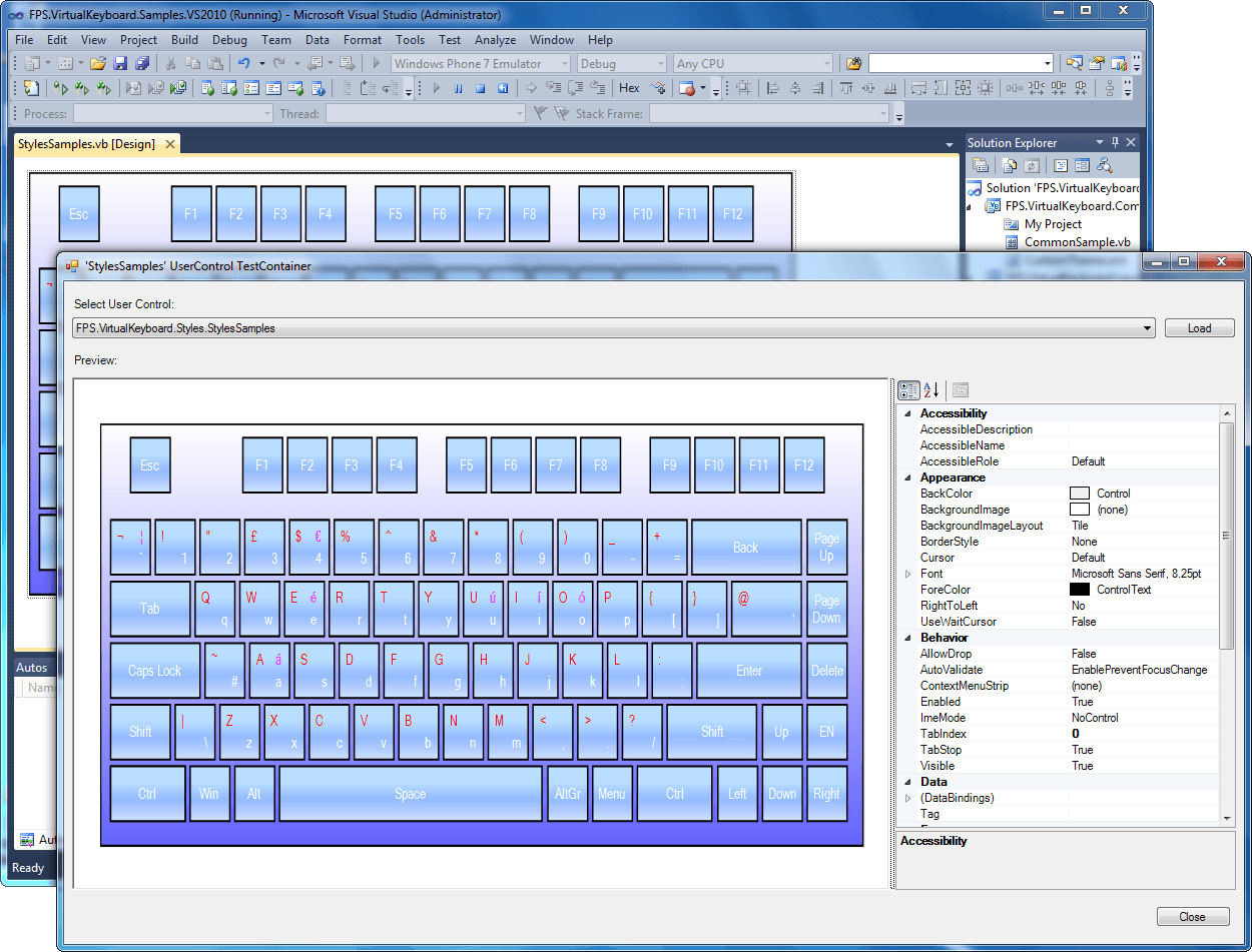 MindFusion Virtual Keyboard released