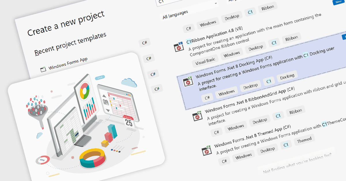 ComponentOne Products Now Support .NET 8