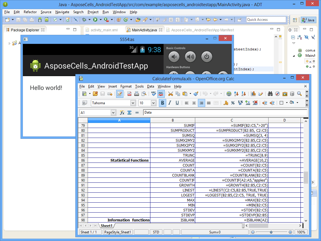 Aspose.Cells for Android released