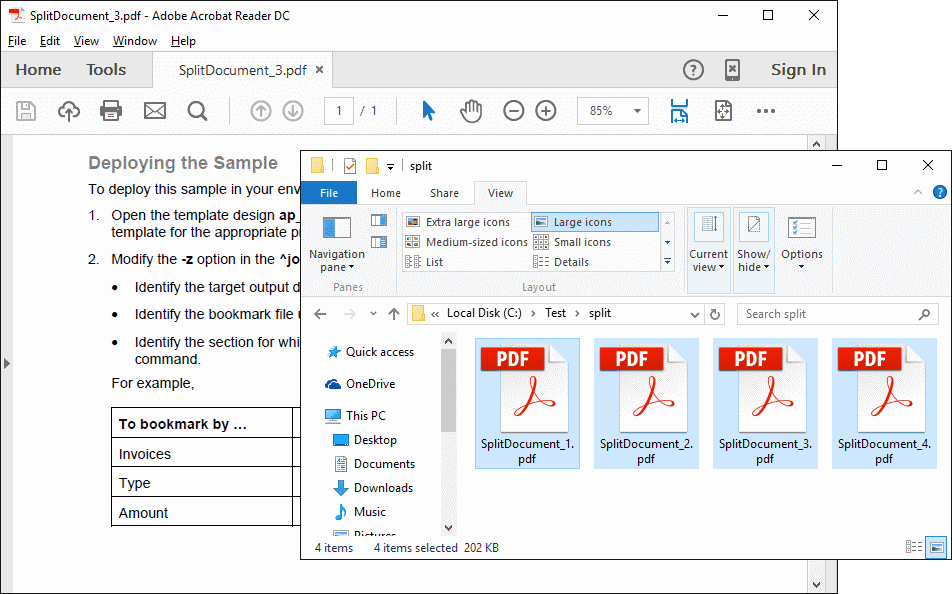 Merge PDFs, HTML, images, text into a new PDF file, extract pages and split PDF files, and convert HTML pages to PDF on the fly.