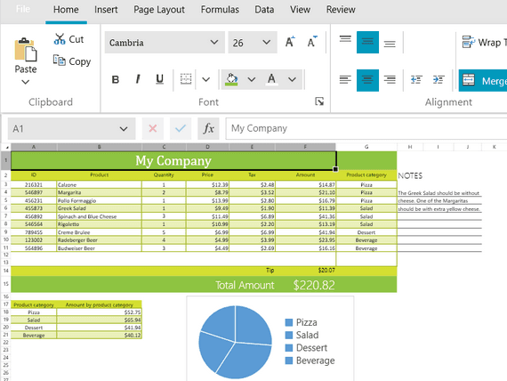 Telerik UI for WPF Spreadsheet 제품 이미지 Telerik UI for WPF Spreadsheet 제품 이미지