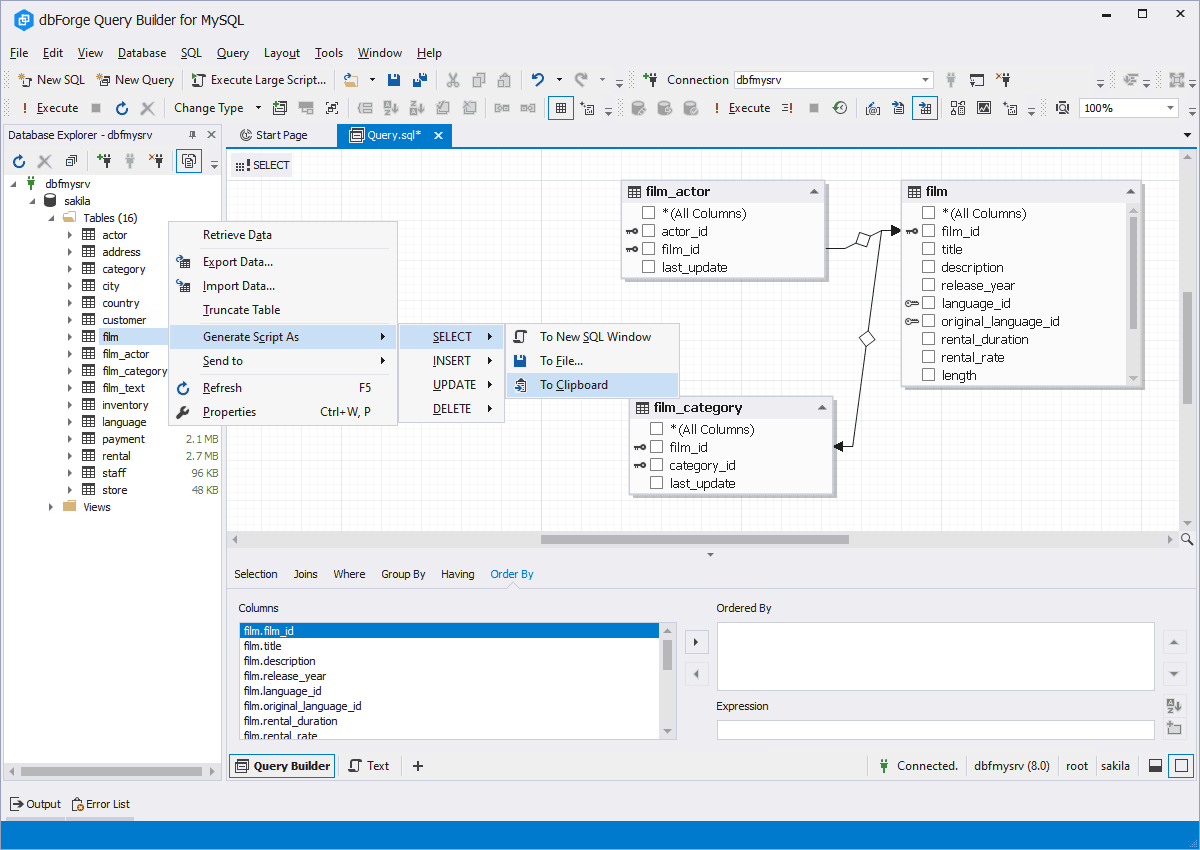 image du produit dbForge Query Builder