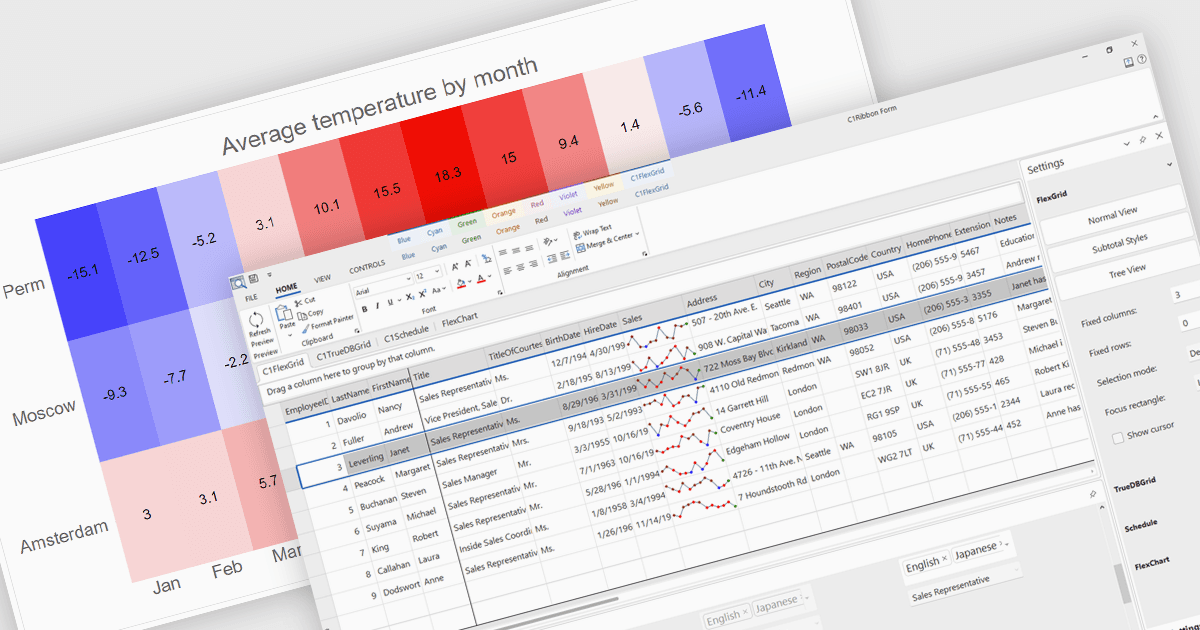 ComponentOne Products Now Support .NET 9